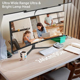 Lampe de bureau LED avec pince – 24W ultra lumineuse
