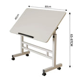 Bureau debout mobile avec roulettes – Hauteur réglable