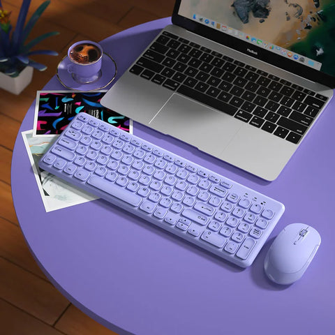 Clavier & Souris sans fil – Gamer/PC – Ultra fins ergonomiques