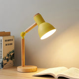 Lampe de table nordique en bois – LED orientable