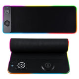 Tapis de souris RGB XXL avec chargeur sans fil
