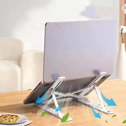 Support pliable pour ordinateur portable – Réglable & ventilé