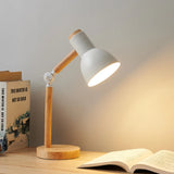 Lampe de table nordique en bois – LED orientable