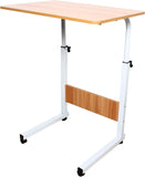 Table d’appoint mobile avec roulettes – Hauteur réglable 70-90 cm