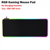 Tapis de souris RGB XXL avec chargeur sans fil