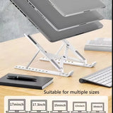 Support pliable pour ordinateur portable – Réglable & ventilé
