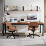 Bureau double 2 personnes – 200 cm – Bois rustique